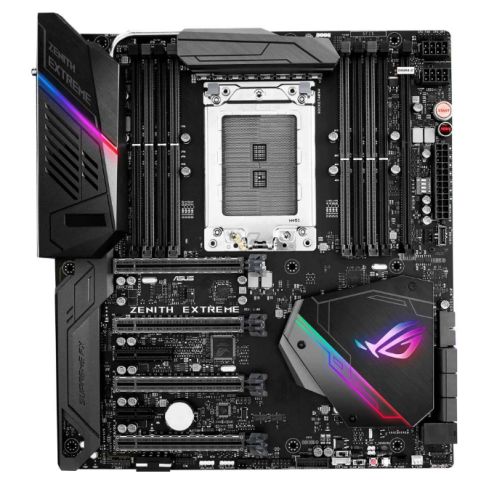 Asus ROG ZENITH EXTREME, AMD X399, TR4, EATX, 8 DDR4, XFire/SLI, Wi-Fi, 10G LAN Card, RGB Lighting, M.2