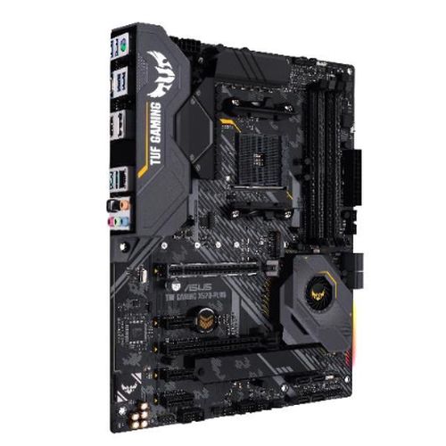 Asus TUF GAMING X570-PLUS, AMD X570, AM4, ATX, 4 DDR4, HDMI, DP, XFire, PCIe4, RGB Lighting, M.2