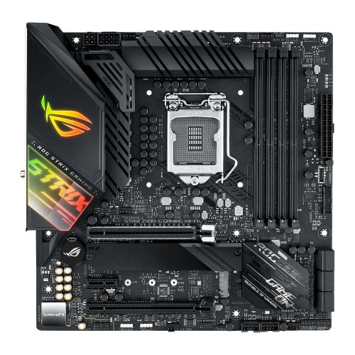 Asus ROG STRIX Z490-G GAMING (WI-FI), Intel Z490, 1200, Micro ATX, 4 DDR4, XFire, HDMI, DP, AX Wi-Fi, 2.5G LAN, RGB Lighting, M.2