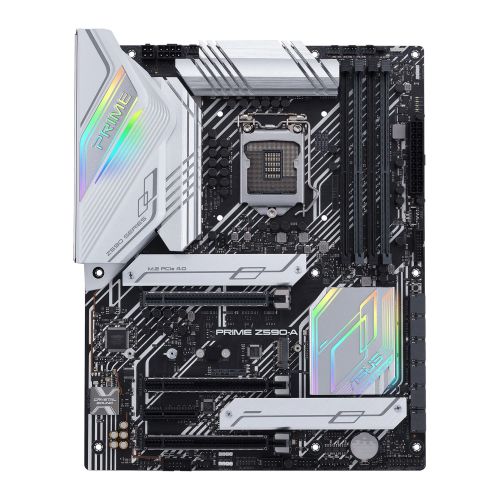 Asus PRIME Z590-A, Intel Z590, 1200, ATX, 4 DDR4, HDMI, DP, 2.5G LAN, RGB, 3x M.2