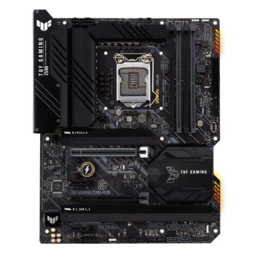 Asus TUF GAMING Z590-PLUS, Intel Z590, 1200, ATX, 4 DDR4, HDMI, DP, 2.5G LAN, RGB, 3x M.2