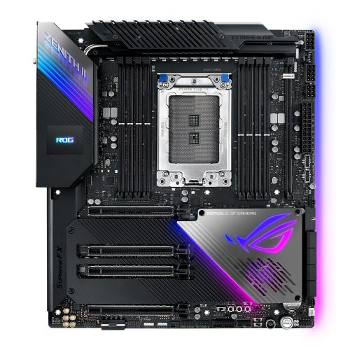 Asus ROG ZENITH II EXTREME ALPHA, AMD TRX40, sTRX40, EATX, 8 DDR4, XFire/SLI, AX Wi-Fi, 10G LAN, RGB Lighting, M.2