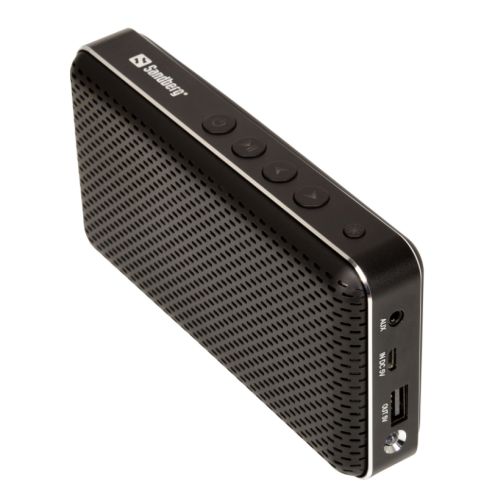 Sandberg Bluetooth Buddy - Bluetooth Speaker, 3000mAh Powerbank, Selfie Remote & Torch, 5 Year Warranty