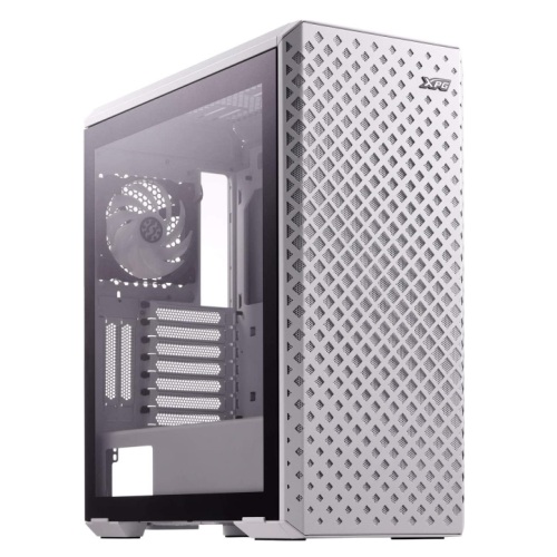 ADATA XPG Defender Pro ARGB Gaming Case w/ Glass Window, E-ATX/EEB, Mesh Front w/ ARGB Strips, 3 ARGB Fans, ARGB Controller, White