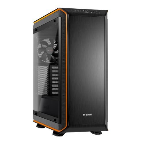 Be Quiet! Dark Base Pro 900 Rev2 Gaming Case, E-ATX, No PSU, PSU Shroud, 3 x SilentWings 3 Fans, LEDs, Wireless Charger, Orange Trim