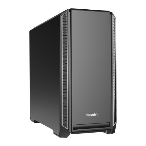 Be Quiet! Silent Base 601 Gaming Case, E-ATX, No PSU, 2 x Pure Wings 2 Fans, PSU Shroud, Silver Trim