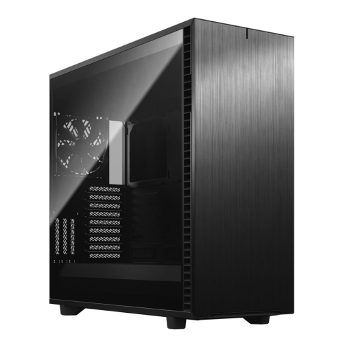 Fractal Design Define 7 XL (Dark TG) Gaming Case w/ Dark Tint Glass Window, E-ATX/SSI-EEB , Modular Design, 3 Fans, Fan Hub, Sound Dampening, USB-C