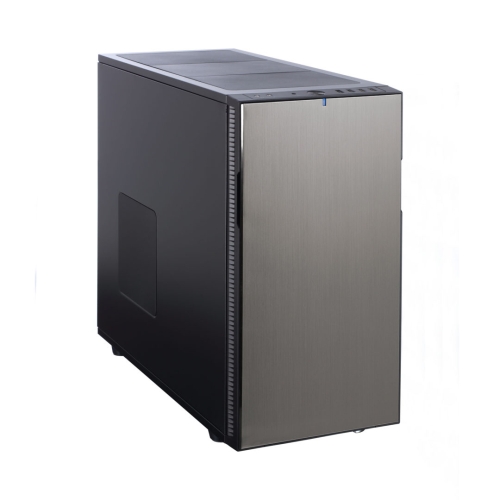 Fractal Design Define R5 (Titanium Grey Solid) Silent Gaming Case, ATX, 2 Fans, Fan Controller, Configurable Front Door, Ultra Silent Design