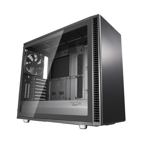 Fractal Design Define S2 (Gunmetal) Gaming Case w/ Light Tint Glass Window, E-ATX, Sound Dampening, PSU Shroud, Optional Top Filter, 3 Fans, USB-C