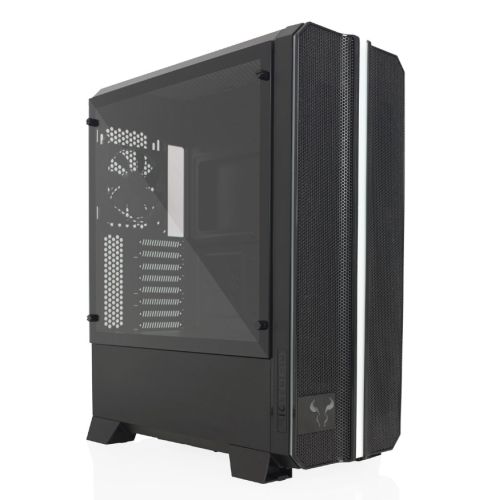 Riotoro CR1288TG PRISM RGB Gaming Case with Tempered Glass Window, E-ATX, No PSU, LED Strips, RGB Customisation