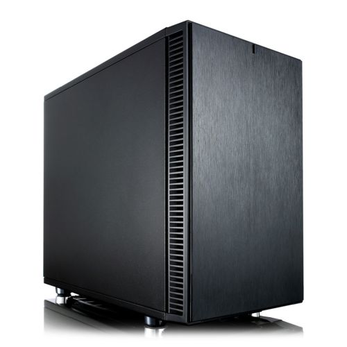 Fractal Design Define Nano S (Black Solid) Quiet PC Case, Mini ITX, 2 Fans, ATX PSU & 315mm GPU Support, 280mm Watercooling, Up to 4 HDD/SSD
