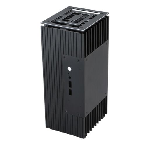 Akasa Turing Fanless NUC Case for 8th Gen Intel NUC Boards, Aluminium, Position Vertically/Horizontally