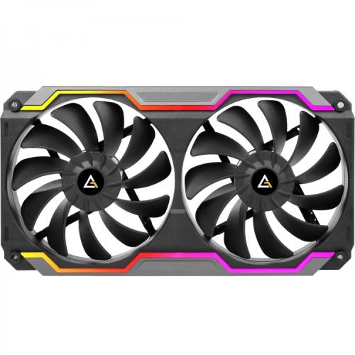 Antec Prizm Cooling Matrix ARGB Dual 12cm Fan Cooler, 2 x 12cm PWM Case Fans, RGB LED Controller