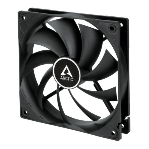 Arctic F12 12cm PWM Case Fan, Black, 9 Blades, Fluid Dynamic, up to 13.5K RPM, 6 Year Warranty