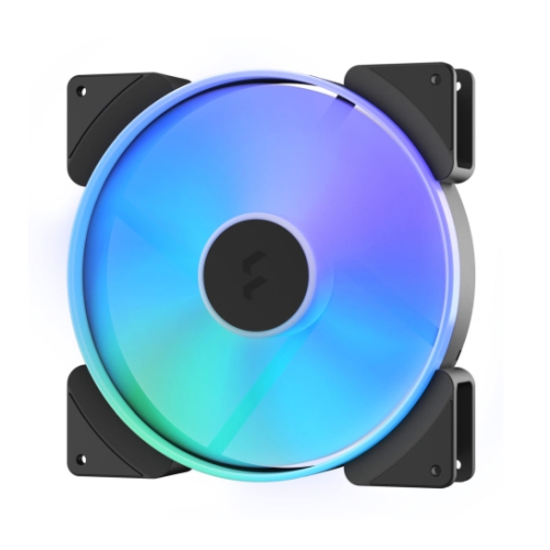 Fractal Design Prisma AL-18 ARGB PWM 18cm Case Fan, 7 Blades, Long Life Sleeve Bearing, 300-1200 RPM