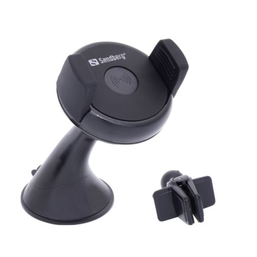 Sandberg Wireless Car Phone Charger & Holder, Micro USB, 5 Year Warranty