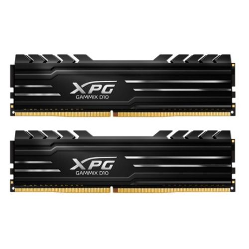ADATA XPG GAMMIX D10 16GB Kit (2 x 8GB), DDR4, 2400MHz (PC4-19200), CL16, XMP 2.0, DIMM Memory, Low Profile