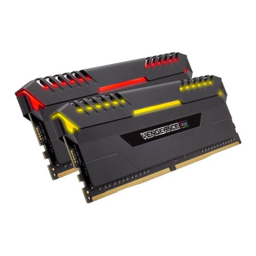Corsair Vengeance RGB 16GB Kit (2 x 8GB), DDR4, 3000MHz (PC4-24000), CL15, XMP 2.0, DIMM Memory