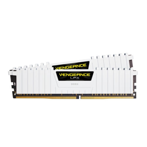 Corsair Vengeance LPX 32GB Kit (2 x 16GB), DDR4, 3200MHz (PC4-25600), CL16, XMP 2.0, Ryzen Optimised, DIMM Memory, White