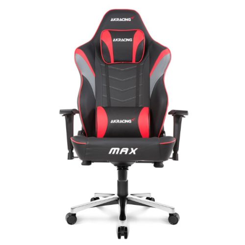 AKRacing Masters Series Max Gaming Chair, Black & Red, 5/10 Year Warranty