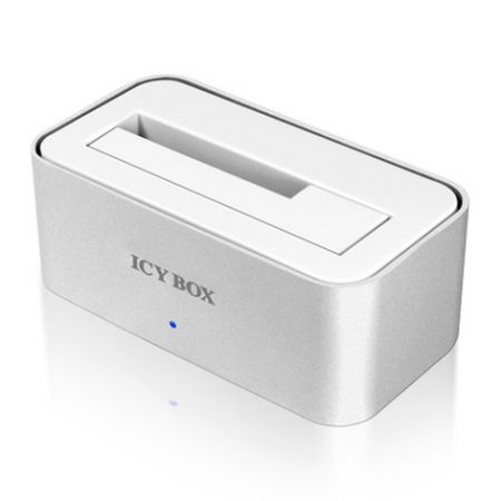 Icy Box (IB-111STU3-WH) Hard Drive Docking Station, Single Slot, 2.5