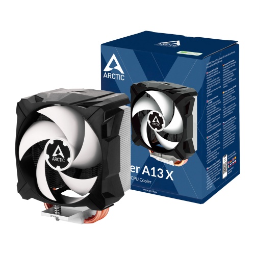Arctic Freezer A13 X Compact Heatsink & Fan, AMD AM4, 92mm PWM Fan, Fluid Dynamic Bearing, 150W TDP, 6 Year Warranty