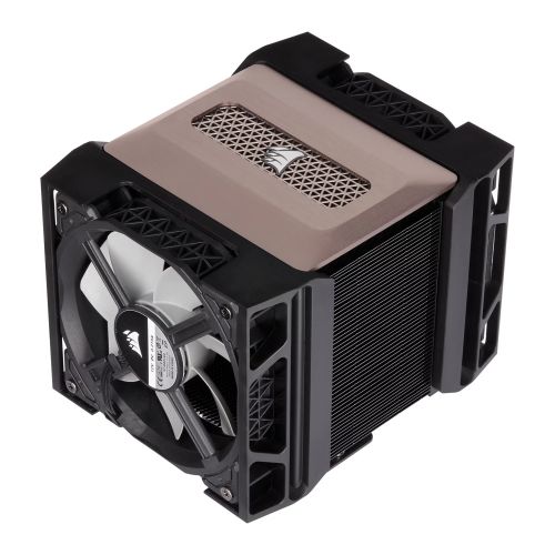 Corsair A500 Dual Fan Heatsink & Fan, Intel & AMD, Dual ML120 PWM Fans, Magnetic Bearing, 4 Direct Touch Copper Heatpipes