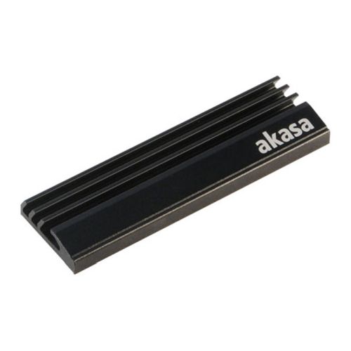 Akasa Passive Cooler for M.2 2280 SSDs, Aluminium Heatsink, Black