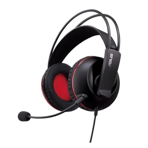 Asus CERBERUS Gaming Headset, 60mm Drivers, Full-size Cushions, Dual-mic, Braided Cable