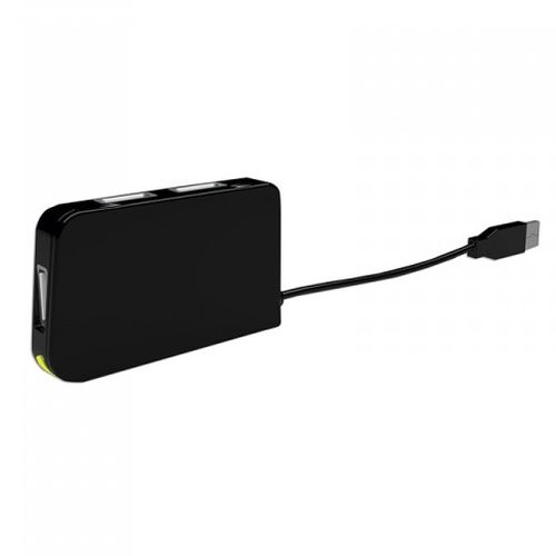 Approx (APPHT4BK) External 4-Port USB 2.0 Travel Hub, USB Powered, LED
