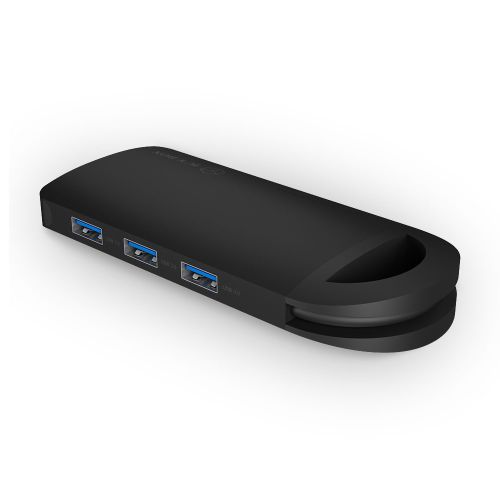 Icy Box (IB-DK4038-CPD) USB-C Laptop Docking Station - HDMI, 3 x USB 3.0, SD/microSD Readers, GB LAN, 60W Charging via USB-C