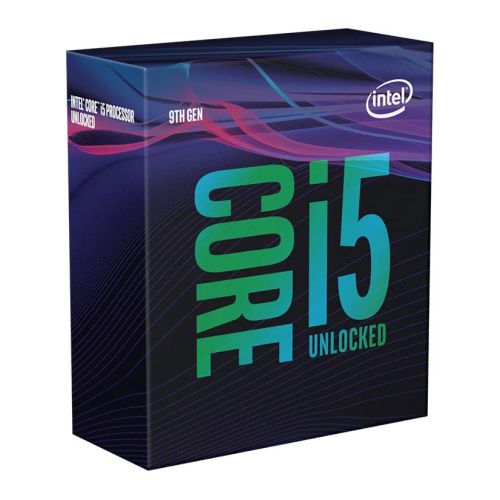 Intel Core I5-9600K CPU, 1151, 3.7 GHz (4.6 Turbo), 6-Core, 95W, 14nm, 9MB, Overclockable, NO HEATSINK/FAN, Coffee Lake Refresh