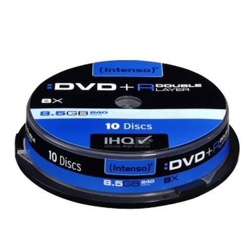 Intenso DVD+R, 8.5GB, 8x Speed, Dual Layer, Slim Case of 5