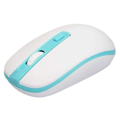 Approx APPWMVWLB Wireless Optical Mouse, 800 - 1600 DPI, Nano USB, White & Blue