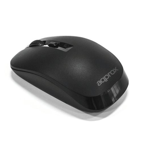 Approx APPXM180X Wireless Optical Mouse, 800-1600 DPI, Nano USB, Black