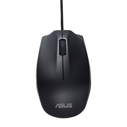 Asus UT280 Wired Optical Mouse, 1000 DPI, Ambidextrous, Black