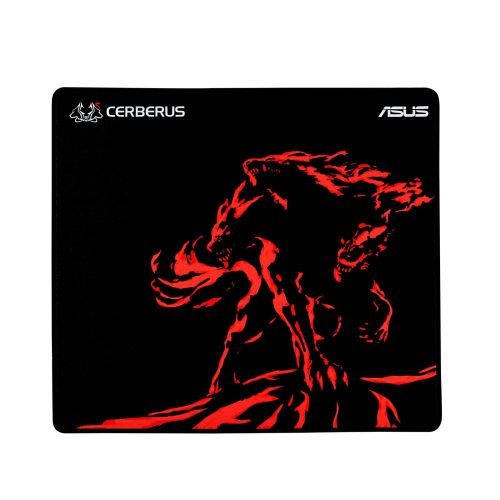Asus CERBERUS PLUS Gaming Mouse Pad, Black & Red, 450 x 400 x 3mm