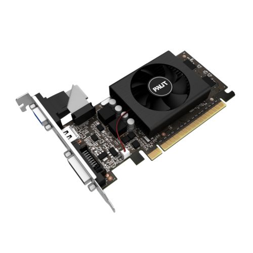 Palit GT710, 1GB DDR5, PCIe2, VGA, DVI, HDMI, 954MHz Clock, Low Profile (No Bracket)