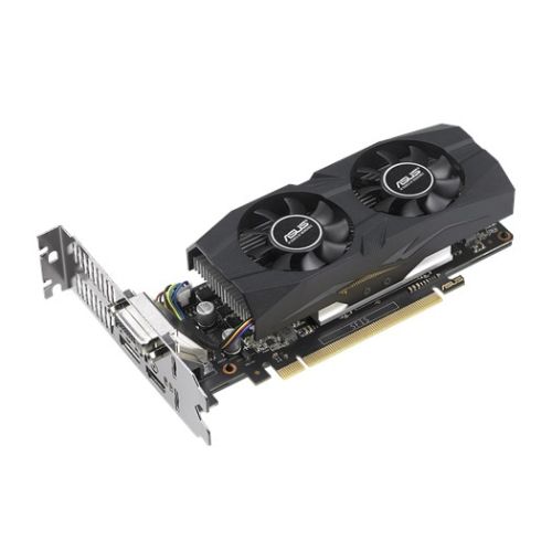Asus GTX1050 Ti OC - Low Profile, 4GB DDR5, PCIe3, DVI, HDMI, DP, 1442MHz Clock