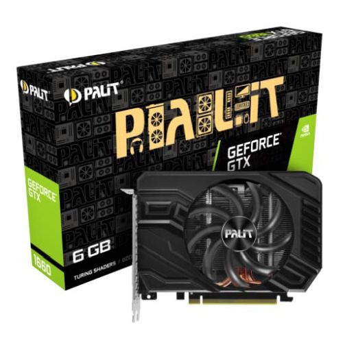 Palit GTX1660 StormX, 6GB DDR5, DVI, HDMI, DP, 1785MHz Clock, Compact Design