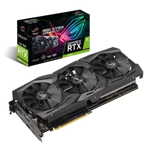 Asus ROG STRIX RTX2070 Advanced, 8GB DDR6, 2 HDMI, 2 DP, USB-C, 1680MHz OC, RGB Lighting