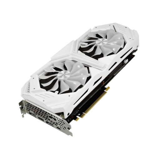Palit RTX2080 SUPER White GameRock, 8GB DDR6, HDMI, 3 DP, USB-C, 1830MHz Clock, NVLink, 0-dB Tech, RGB Lighting