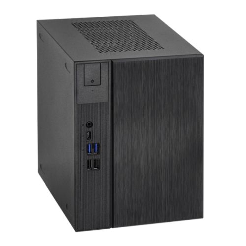 Asrock DeskMeet B660 Barebone PC, Mini ITX, LGA1700 (B660), DDR4 DIMM, 3x SATA, 2x M.2, VGA, HDMI, DP, USB-C, 500W PSU  – No CPU, RAM, Storage or O/S