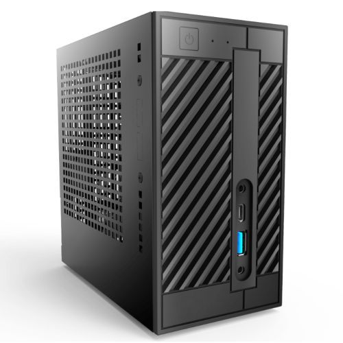 Asrock DeskMini 300 Barebone PC, Mini STX, AMD AM4, 2 x DDR4 SO-DIMM, SATA, M.2, VGA, HDMI, DP - No CPU, RAM, HDD or O/S