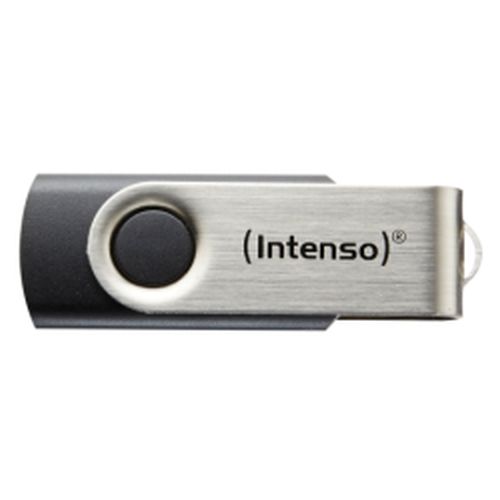 Intenso 8GB USB 2.0 Memory Pen, Basic Line, Black & Silver
