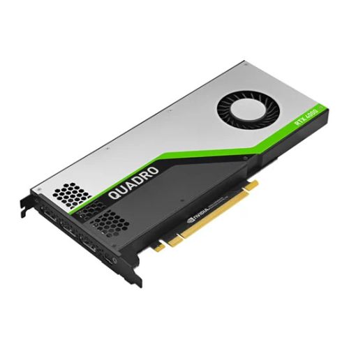 PNY Quadro RTX 4000 Professional Graphics Card, 8GB DDR6, 3 DP 1.4 (DVI & HDMI adapters included), USB-C, Turing Ray Tracing