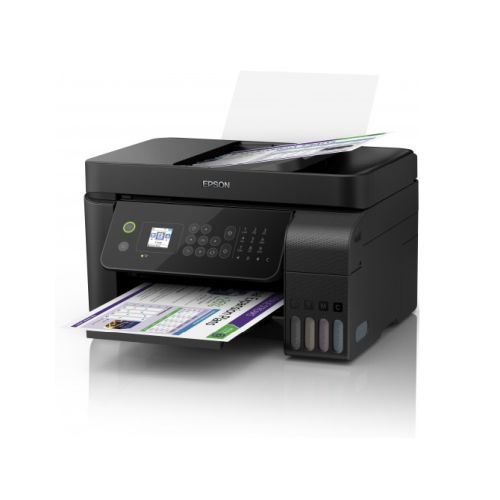 Epson EcoTank ET-4700 4-in-1 Wireless/USB Cartridge-free Inkjet Printer, LCD Screen, Double-Sided Printing