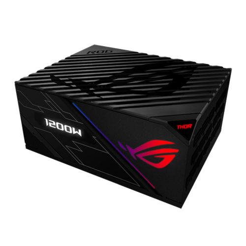 Asus 1200W ROG Thor PSU, Double Ball Bearing Fan, Fully Modular, 80+ Platinum, RGB Lighting, OLED Display