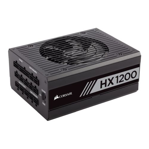 Corsair 1200W Professional HX Series HX1200 PSU, Fluid Dynamic Fan, Fully Modular, 80+ Platinum