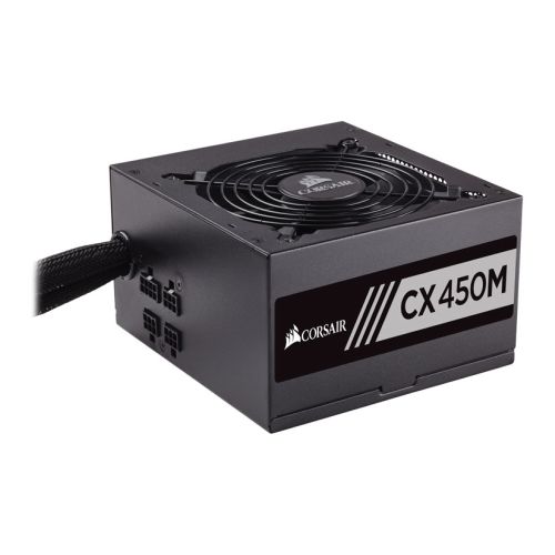 Corsair 450W Builder Series CX450M PSU, Sleeve Bearing Fan, Semi-Modular, 80+ Bronze
